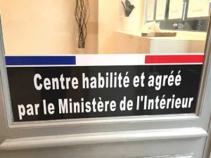 Centre habilité et agréé par le ministère de l'intérieur